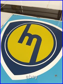 Vintage MAZDA Sign no Porcelain Sign Car Dealership Automobile Gas Pump Signs Vintage MAZDA Sign no Porcelain Sign Car Dealership Automobile Gas Pump Signs
