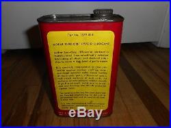Vintage MOPAR SURE GRIP Hypoid Lubricant Oil Advertising Tin Quart Can FULL