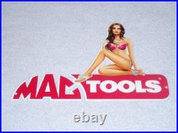 Vintage Mag Tools Gorgeous Woman On Logo 12 Metal Gasoline Oil Advertising Sign Vintage Mag Tools Gorgeous Woman On Logo 12 Metal Gasoline Oil Advertising Sign