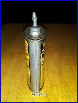 Vintage Marbles Handy Oiler Gun oil tin can Camping household oil