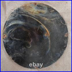 Vintage Marine Seaside Old Us Gasoline Oil Gas Pump Enamel Porcelain Sign