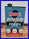 Vintage Marvel Outboard Engine Oil Metal Can Boat Racing Advertising