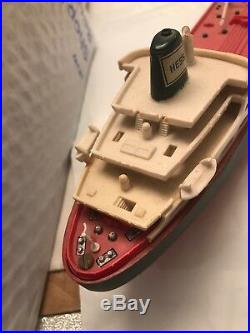 Vintage Marx 1966 Hess Voyager Tanker Ship Toy Boat Model Rare HTF Oil Rig Tank