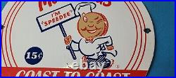 Vintage Mcdonalds Porcelain Coca Cola Gas Restaurant Service Station Sign