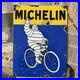 Vintage Michelin Tires Bicycle Car Auto 12x9 Inches Porcelain Enamel Sign