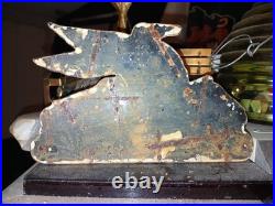 Vintage Mobil 8 Porcelain Sign Old Gas Pump Plate Oil Service Station Pegasus
