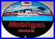Vintage Mobil Mobilgas Marine Pegasus 11 3/4 Metal Gasoline Oil Sign Pump Plate