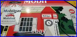 Vintage Mobil Mobilgas Porcelain Gargoyle Gas Oil Filling Station Service Sign