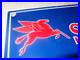 Vintage Mobil No Smoking At Pumps Pegasus 16 Porcelain Metal Gasoline Oil Sign