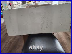 Vintage Mobil OIL Gasoline Sign 36×15 Porcelain Sign