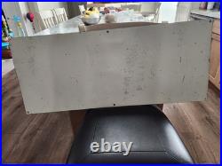 Vintage Mobil OIL Gasoline Sign 36×15 Porcelain Sign