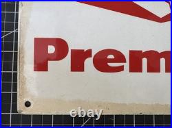 Vintage Mobil Premium Porcelain Gas Pump Plate Sign Gas & Oil Advertising Vintage Mobil Premium Porcelain Gas Pump Plate Sign Gas & Oil Advertising