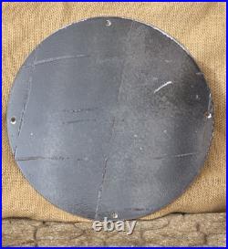 Vintage Mobil Racing Oil Gasoline Porcelain Sign Gas Station Pump Plate 12