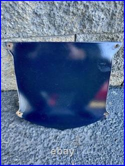 Vintage Mobil Sign Pegasus Mobilgas Gas Motor Oil Pump Service Porcelain Sign