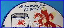 Vintage Mobil Sign Pegasus Mobilgas Gas Oil Can Bucket Porcelain Pump Sign