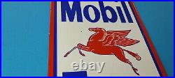 Vintage Mobil Tires Pegasus Porcelain Pegasus Service Station Gasoline Oil Sign