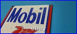 Vintage Mobil Tires Pegasus Porcelain Pegasus Service Station Gasoline Oil Sign