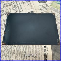 Vintage Mobilgas Pegasus Oil Pump 8x12 Inches Porcelain Enamel Sign