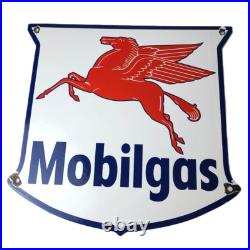 Vintage Mobilgas Sign Porcelain Mobil Gasoline Advertising Gas Pump Sign Sale Vintage Mobilgas Sign Porcelain Mobil Gasoline Advertising Gas Pump Sign Sale