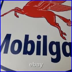 Vintage Mobilgas Sign Porcelain Mobil Gasoline Advertising Gas Pump Sign Sale Vintage Mobilgas Sign Porcelain Mobil Gasoline Advertising Gas Pump Sign Sale