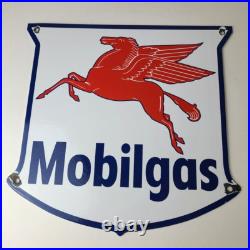 Vintage Mobilgas Sign Porcelain Mobil Gasoline Advertising Gas Pump Sign Sale Vintage Mobilgas Sign Porcelain Mobil Gasoline Advertising Gas Pump Sign Sale