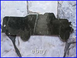 Vintage Mobiloil Gas And Oil Service Tanker Porcelain Sign 12×5