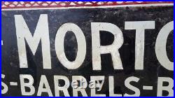 Vintage Morton's Salt Porcelain Enamel Sign