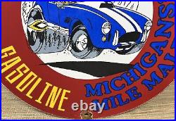 Vintage Musgo Gasoline Porcelain Sign Gas Station Pump Motor Oil Service Vintage Musgo Gasoline Porcelain Sign Gas Station Pump Motor Oil Service