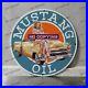 Vintage Mustang Oil Hourse Porcelain Sign Gas Station Garge Advertising Oil