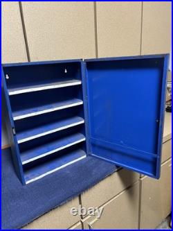 Vintage NAPA Thermostats Metal 5 shelf Wall Cabinet