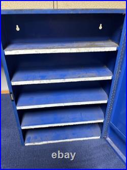 Vintage NAPA Thermostats Metal 5 shelf Wall Cabinet