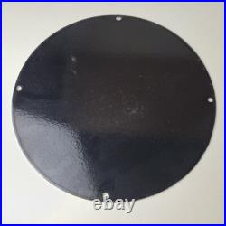 Vintage National Benzole Mixture Sign Gas Pump Service Station Porcelain Sign