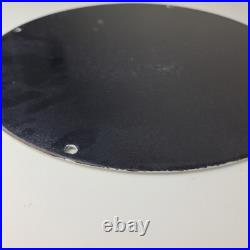 Vintage National Benzole Mixture Sign Gas Pump Service Station Porcelain Sign