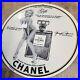 Vintage Never Seen Chanel Advertisment Porcelain Sign Featuring Marilyn Monroe