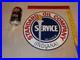 Vintage Nos Standard Oil Gasoline Service Torch Indiana 12 Porcelain Metal Sign