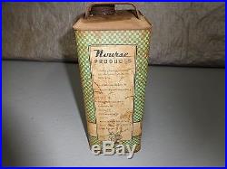 Vintage Nourse Oil Co. Dark Neatslene Harness Oil 1 Gal. Advertising CanEmpty