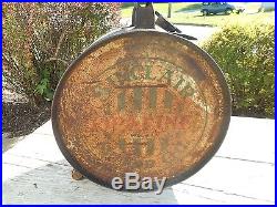 Vintage OLD SINCLAIR Motor Oil 5 Gallon Gas Station Advertising Rocker Can