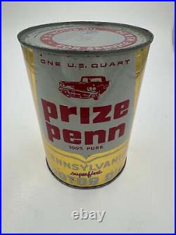 Vintage Oil Can Prize Penn Full Minty