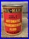 Vintage Oil Can Wal-Mart ATF 1 U. S. Quart Nos Cardboard Can