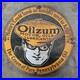 Vintage Oilzum Motor Lubrican Old Us Gasoline Oil Gas Pump Enamel Porcelain Sign