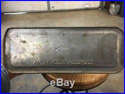 Vintage Old Ford Antifreeze Oil Can One Gallon Metal Motor RARE ORIGINAL
