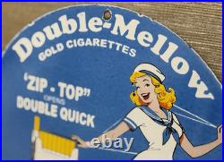 Vintage Old Gold Cigarettes Porcelain Sign Pin Up Gas Station Oil Camel Marlboro
