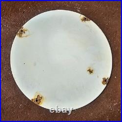 Vintage Old HP Hood Sons Milk Red Co Gasoline Oil Gas Pump Enamel Porcelain Sign