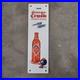Vintage Orange Crush Feel Fre Old Us Gasoline Oil Gas Pump Enamel Porcelain Sign