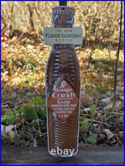 Vintage Orange Crush'the New Flavor Guardian Bottle' 12×3