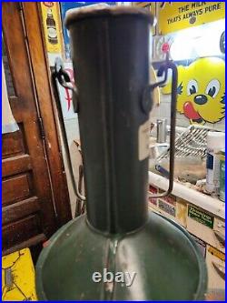 Vintage Original Antique Gas Oil Sign Calibration Can In Excellent Condition