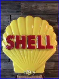 Vintage Original Shell Oil Sign