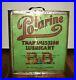 Vintage POLARINE Transmission Lubricant Grease Oil Advertising Square Metal Can
