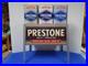 Vintage PRESTONE ANTI-FREEZE Sign/Display Table Gas/Service Station Shop/Store