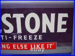 Vintage PRESTONE ANTI-FREEZE Sign/Display Table Gas/Service Station Shop/Store